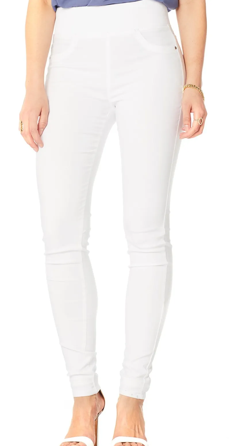 Shantal stretch buks hvid