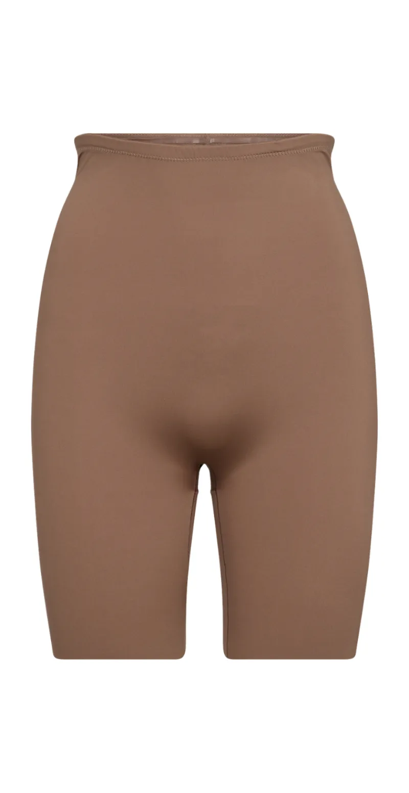 Shapewear shorts med høj talje brown
