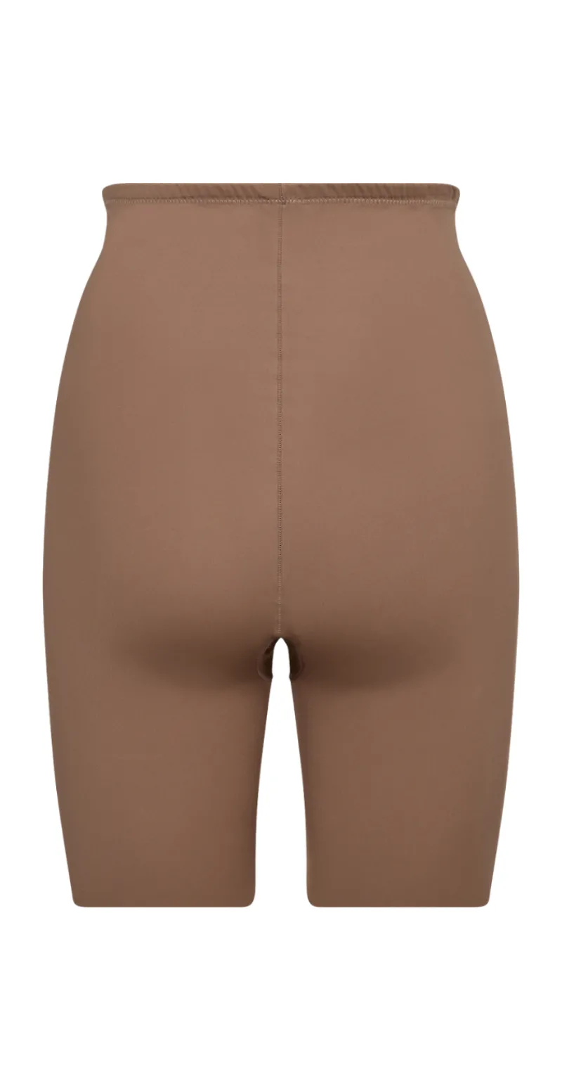 Shapewear shorts med høj talje brown