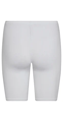 Shorts med bambus hvid