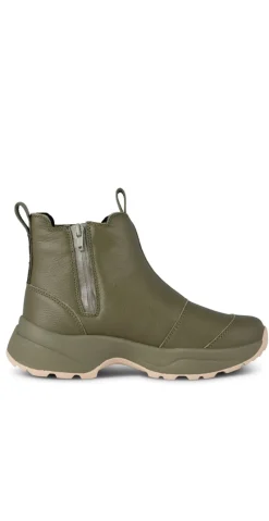 Silje Warm Waterproof Boots dark olive