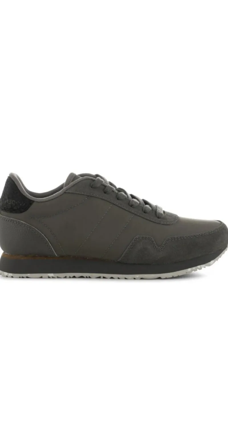 Sneakers i mørkgrå med detaljer