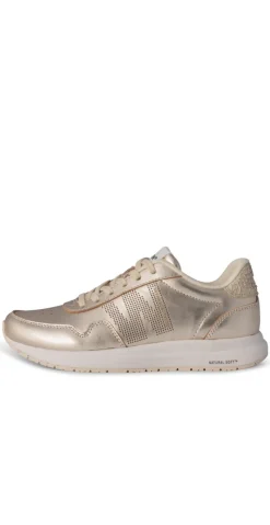 Sneakers natural soft metallic gold