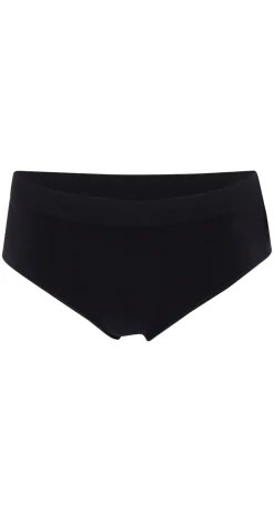 Sorte microfiber hipster trusser