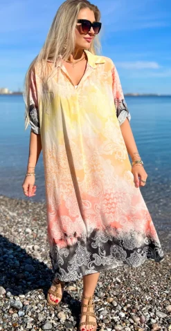 Tessa kjole med paisley sort LikeLondon