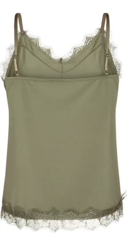 Top med blonde deep lichen green