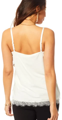 Top med blonde offwhite