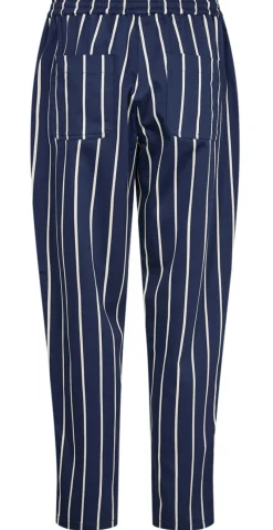Vera bukser med striber navy LikeLondon